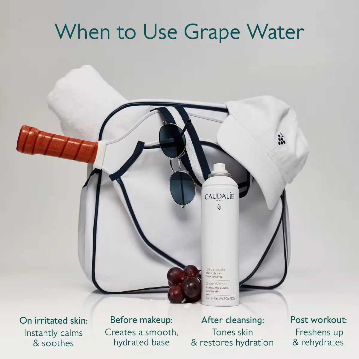 اسپری آب انگور کدلی Caudalie Grape Water حجم 300 میلی‌لیتر؛ نمای تکمیلی 4