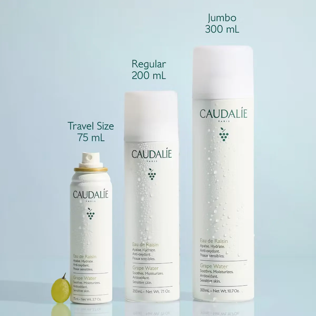 اسپری آب انگور کدلی Caudalie Grape Water حجم 300 میلی‌لیتر؛ نمای تکمیلی 6