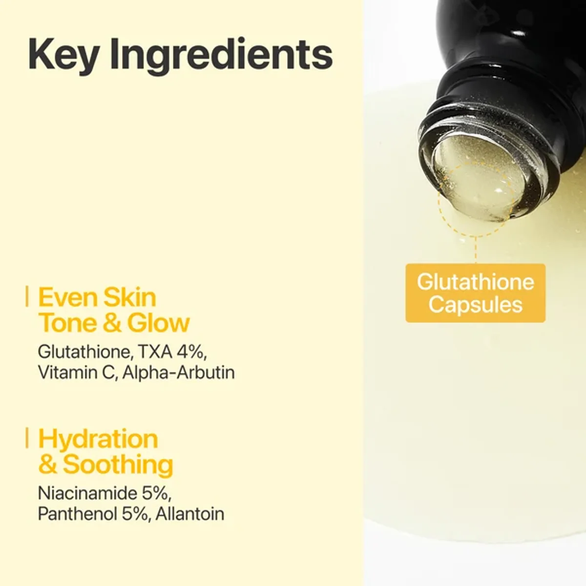 سرم نامبوزین Numbuzin No.5+ Glutathione Vitamin Concentrated Serum حجم 30 میلی‌لیتر؛ نمای تکمیلی 8
