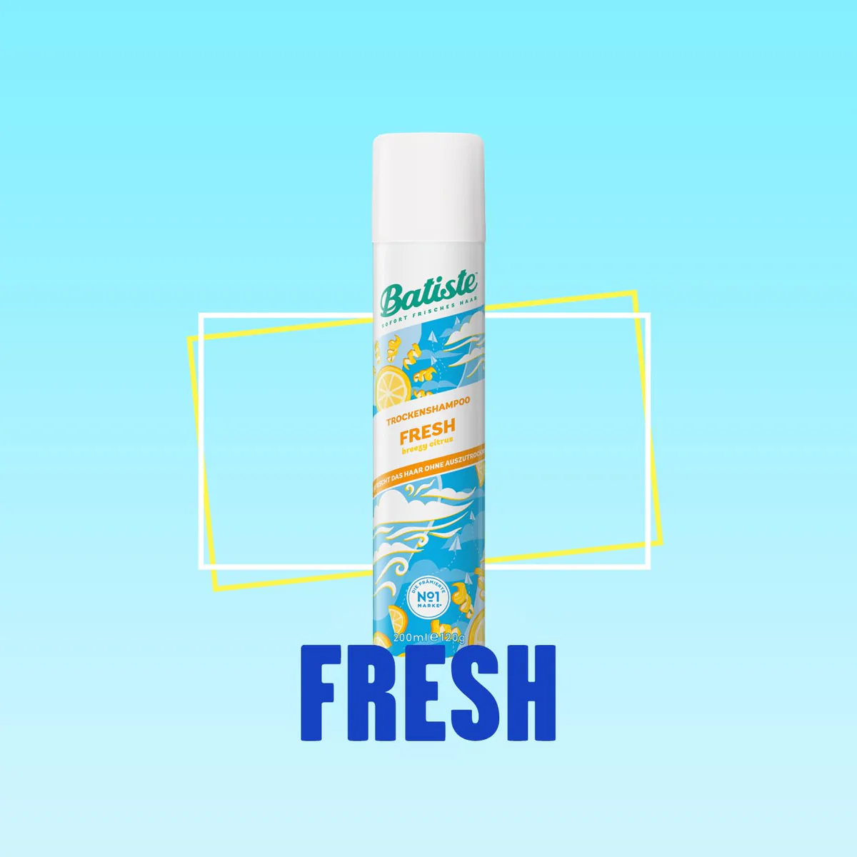 شامپو خشک باتیست Batiste Fresh حجم 200 میلی‌لیتر؛ نمای تکمیلی 3