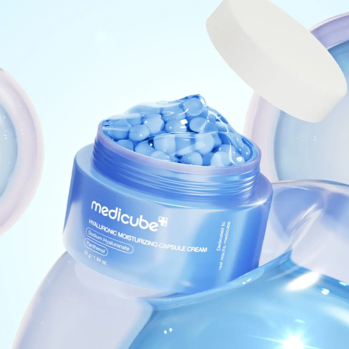 کرم کپسولی مدیکیوب Medicube Deep Hyaluronic Acid Capsule Cream وزن 55 گرم؛ نمای تکمیلی 4