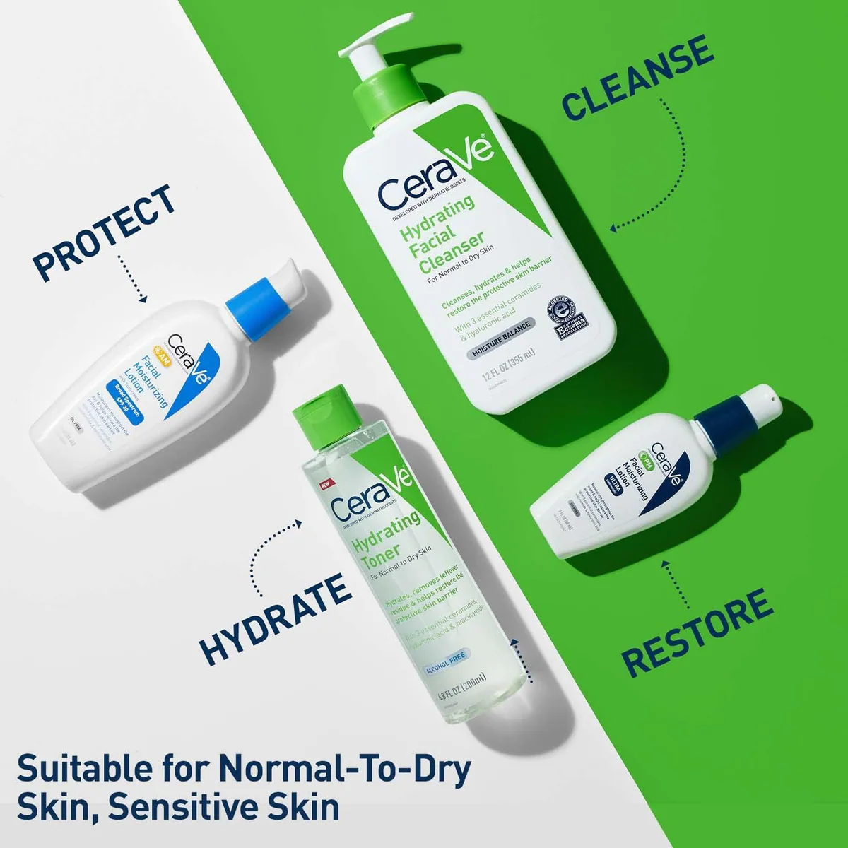 تونر آبرسان سراوی CeraVe Hydrating Toner حجم 200 میلی‌لیتر؛ نمای تکمیلی 7