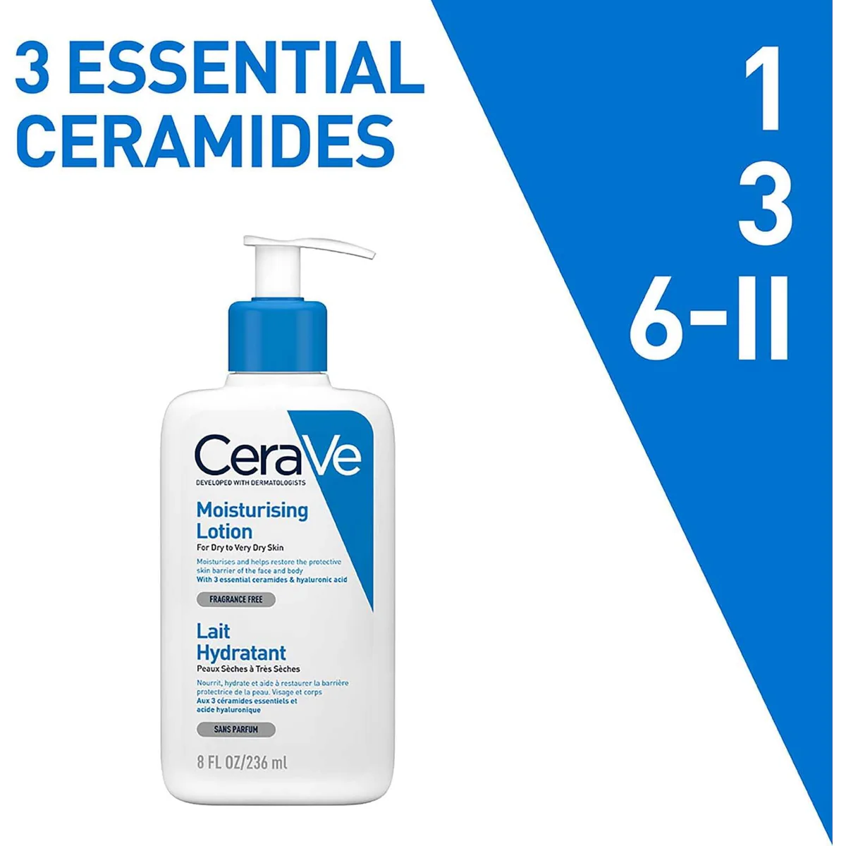 لوسیون مرطوب‌کننده سراوی CeraVe Moisturising Lotion حجم 236 میلی‌لیتر؛ نمای تکمیلی 4