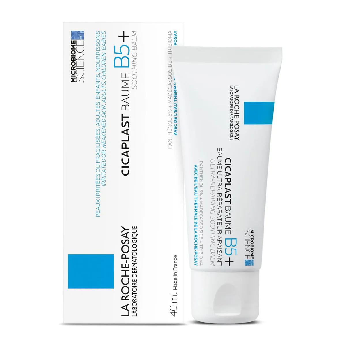 بالم ترمیم‌کننده لاروش پوزای La Roche-Posay Cicaplast Baume B5+ حجم 40 میلی‌لیتر؛ نمای تکمیلی 10