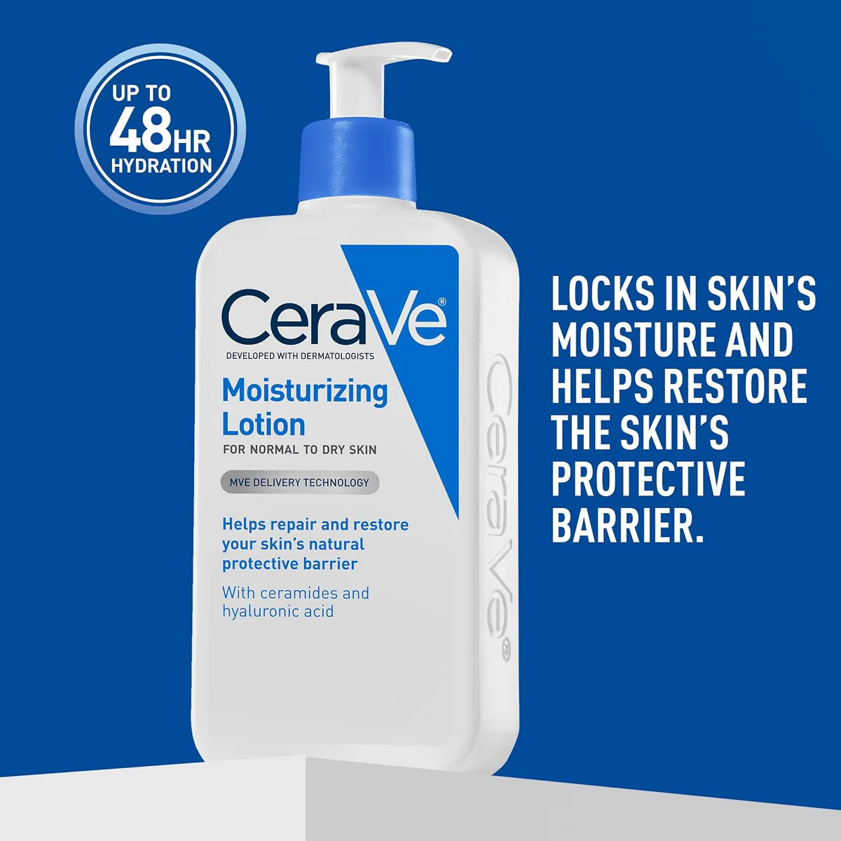 لوسیون مرطوب‌کننده سراوی CeraVe Moisturising Lotion حجم 473 میلی‌لیتر؛ نمای تکمیلی 10