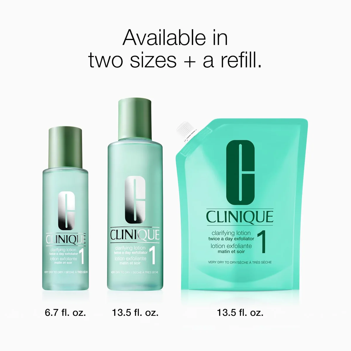 لوسیون لایه‌بردار کلینیک Clinique Clarifying Lotion 1 برای پوست بسیار خشک حجم 200 میلی‌لیتر؛ نمای تکمیلی 3