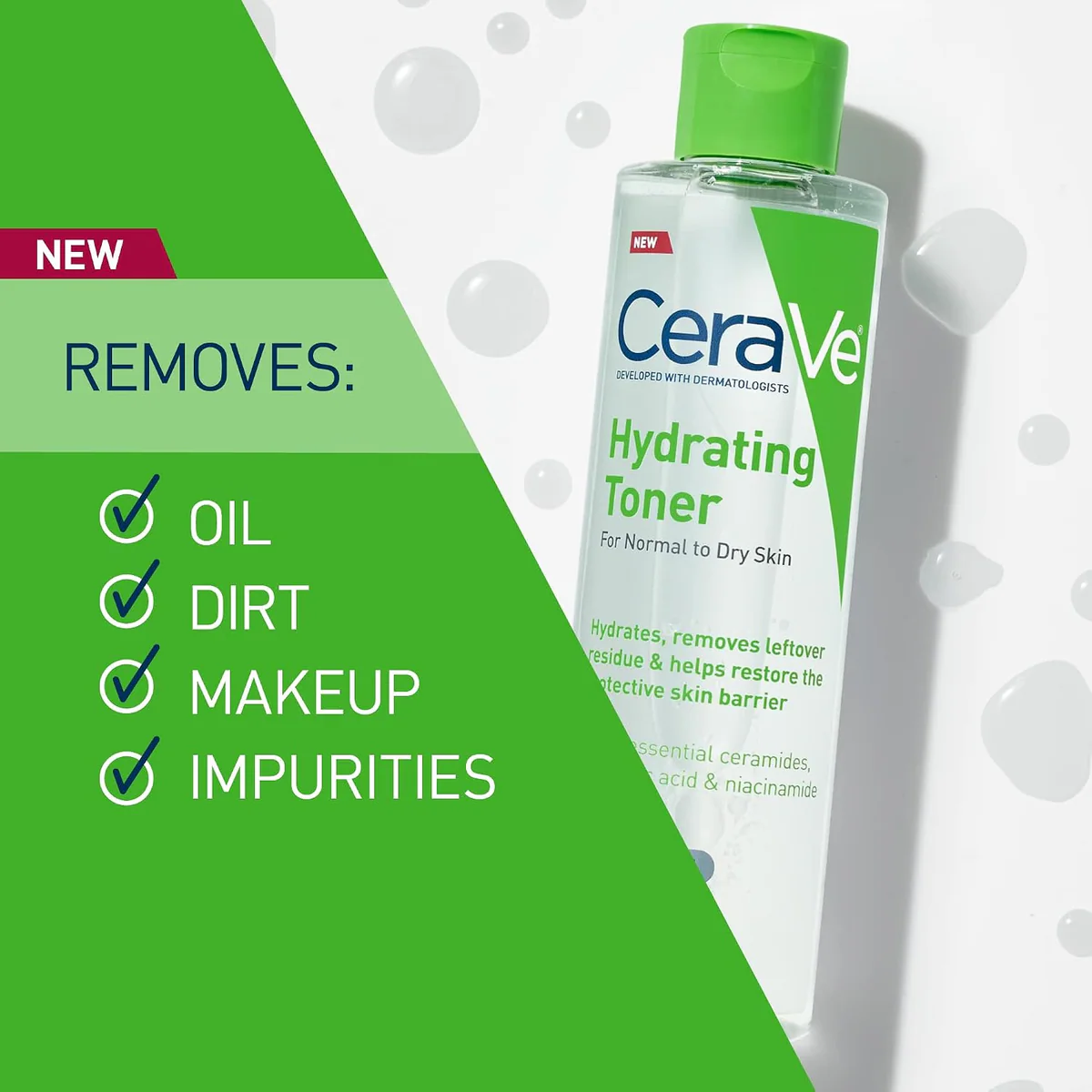 تونر آبرسان سراوی CeraVe Hydrating Toner حجم 200 میلی‌لیتر؛ نمای تکمیلی 6