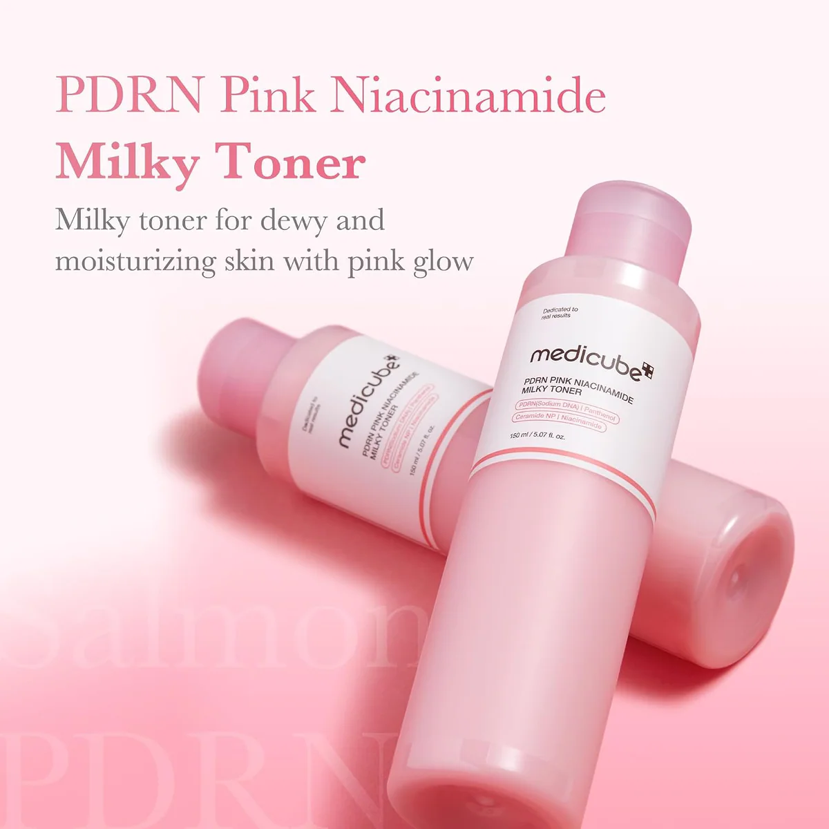 تونر شیری مدیکیوب Medicube PDRN Pink Niacinamide Milky حجم 150 میلی‌لیتر؛ نمای تکمیلی 4