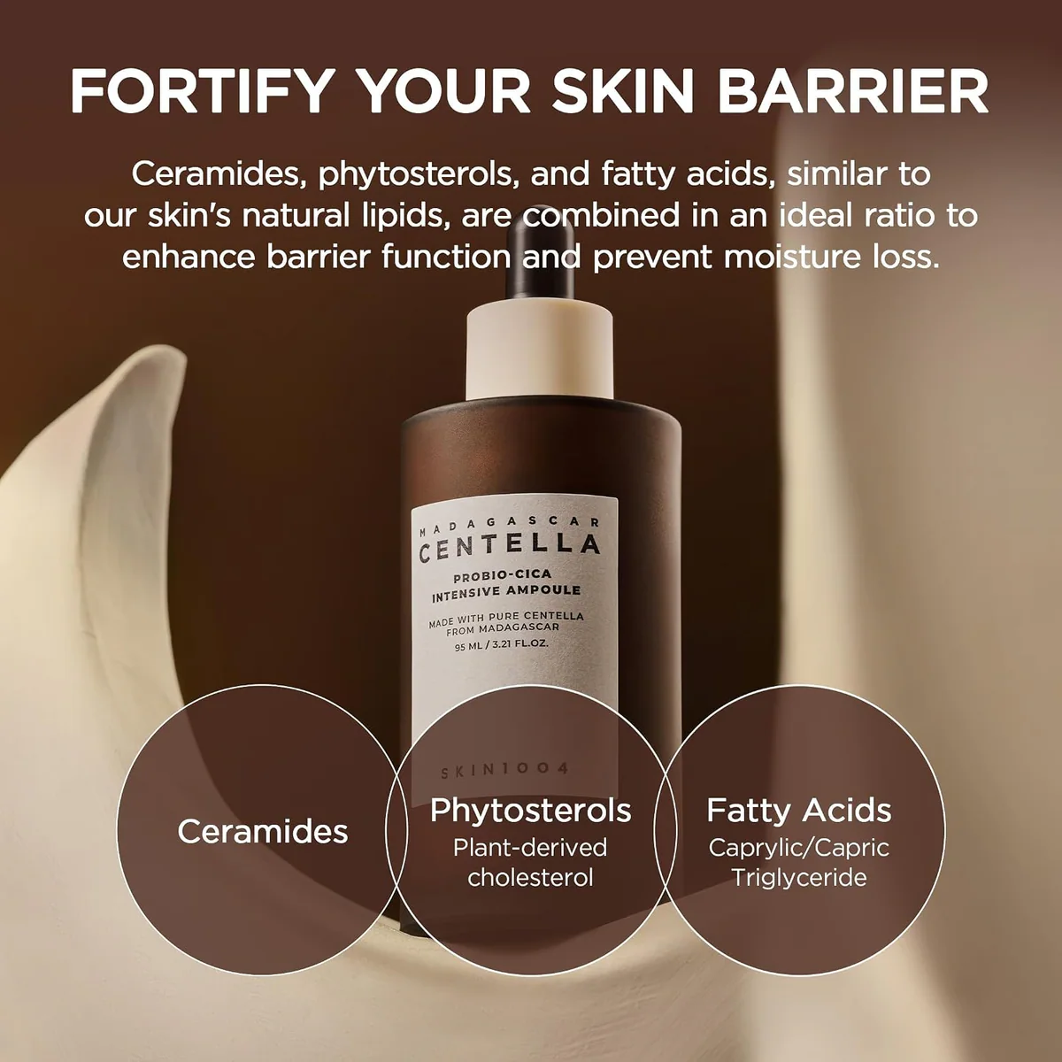 آمپول تقویت سد پوست اسکین 1004 SKIN1004 Probio-Cica Intensive حجم 50 میلی‌لیتر؛ نمای تکمیلی 3