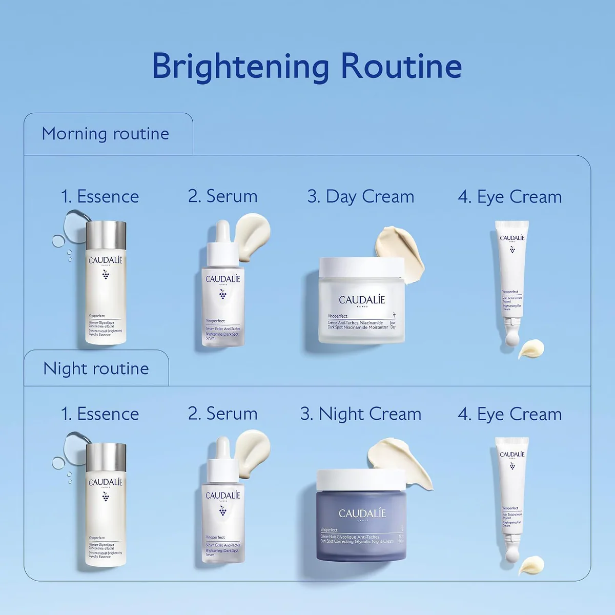 کرم شب کدلی Caudalie Vinoperfect Brightening Glycolic Night Cream حجم 50 میلی‌لیتر؛ نمای تکمیلی 4