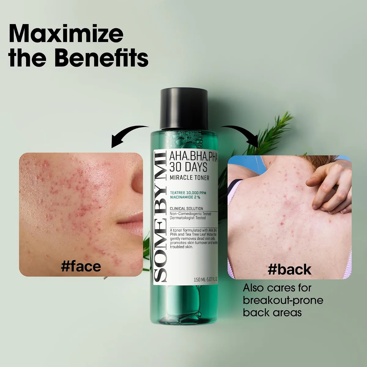 تونر سام بای می SOME BY MI AHA-BHA-PHA 30 Days Miracle Toner حجم 150 میلی‌لیتر؛ نمای تکمیلی 3