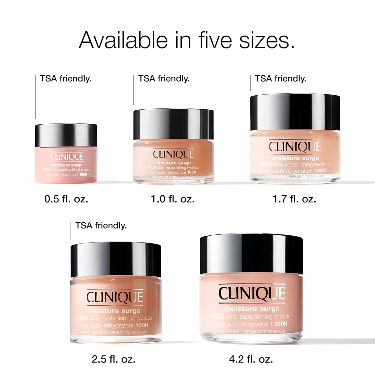 ژل‌کرم آبرسان کلینیک Clinique Moisture Surge 100H Auto-Replenishing Hydrator حجم 125 میلی‌لیتر؛ نمای تکمیلی 10