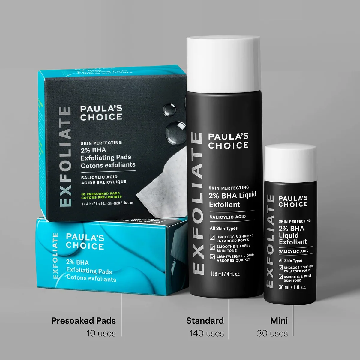 محلول لایه‌بردار پائولاز چویس Paula’s Choice Skin Perfecting 2% BHA حجم 118 میلی‌لیتر؛ نمای تکمیلی 3