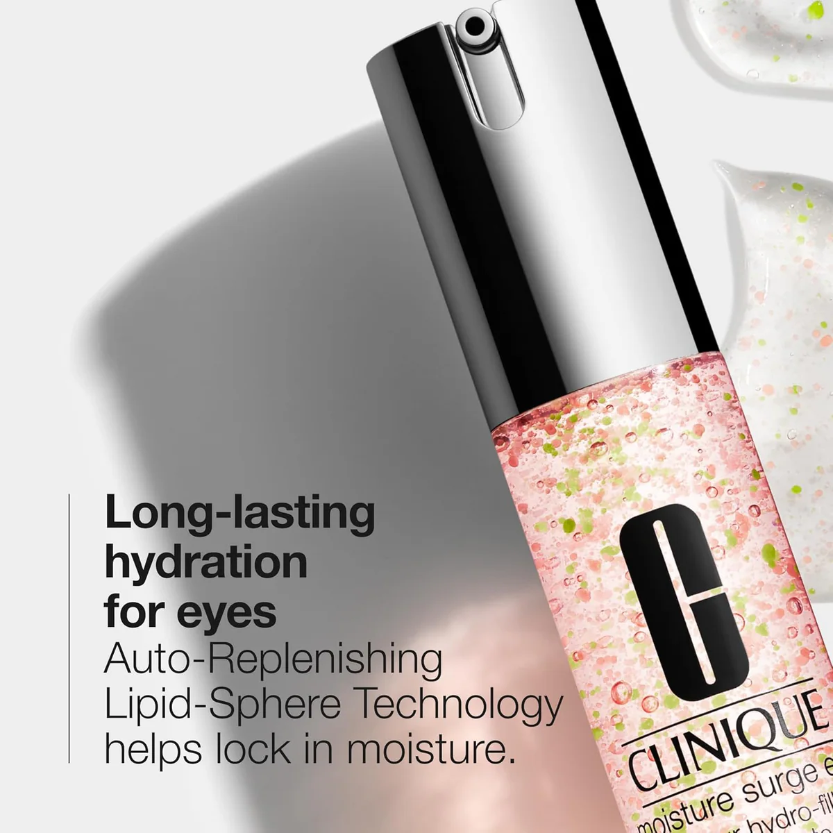 ژل آبرسان دور چشم کلینیک Clinique Moisture Surge Eye 96-Hour Hydro-Filler Concentrate حجم 15 میلی‌لیتر؛ نمای تکمیلی 4
