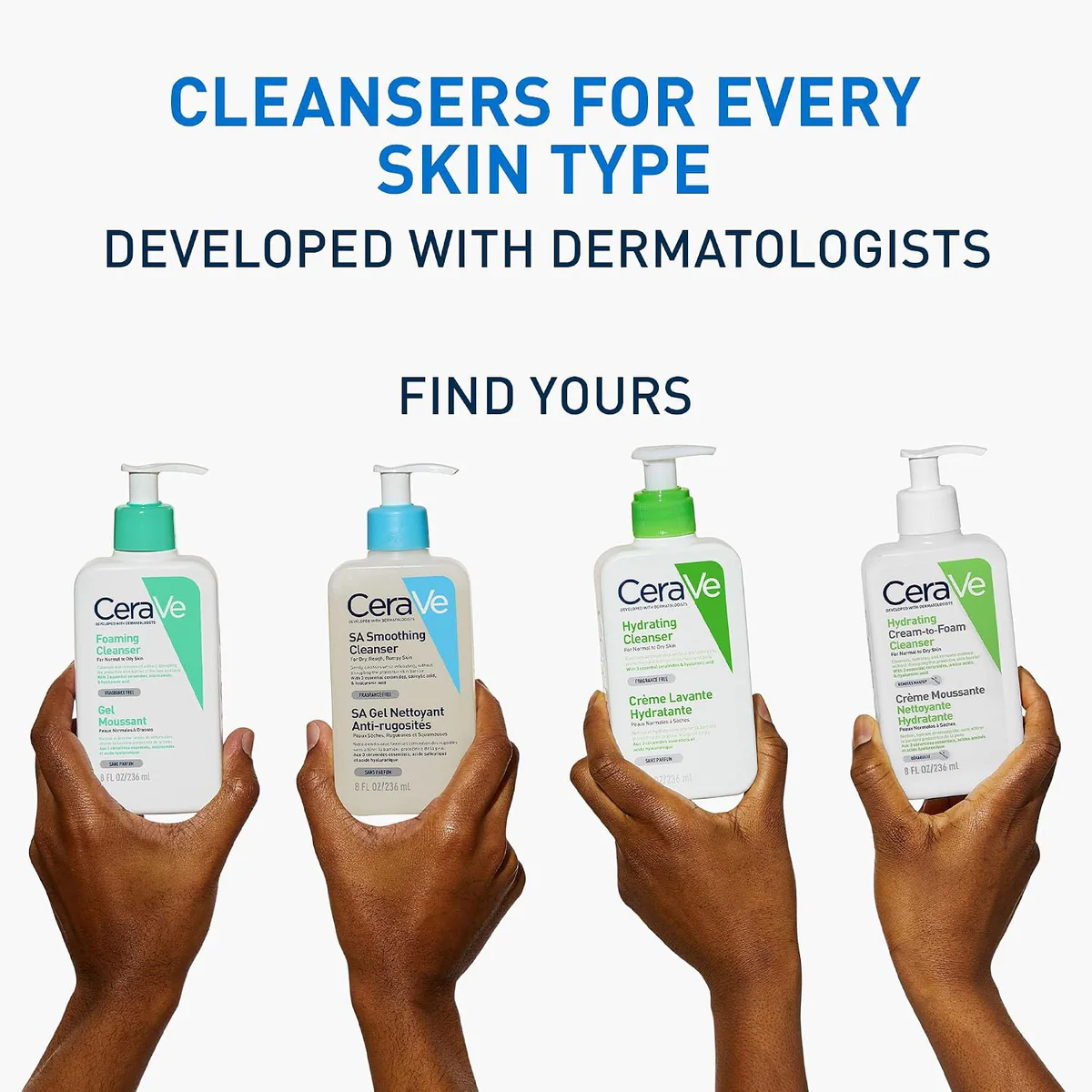 شوینده سراوی CeraVe SA Smoothing Cleanser حجم 236 میلی‌لیتر؛ نمای تکمیلی 6