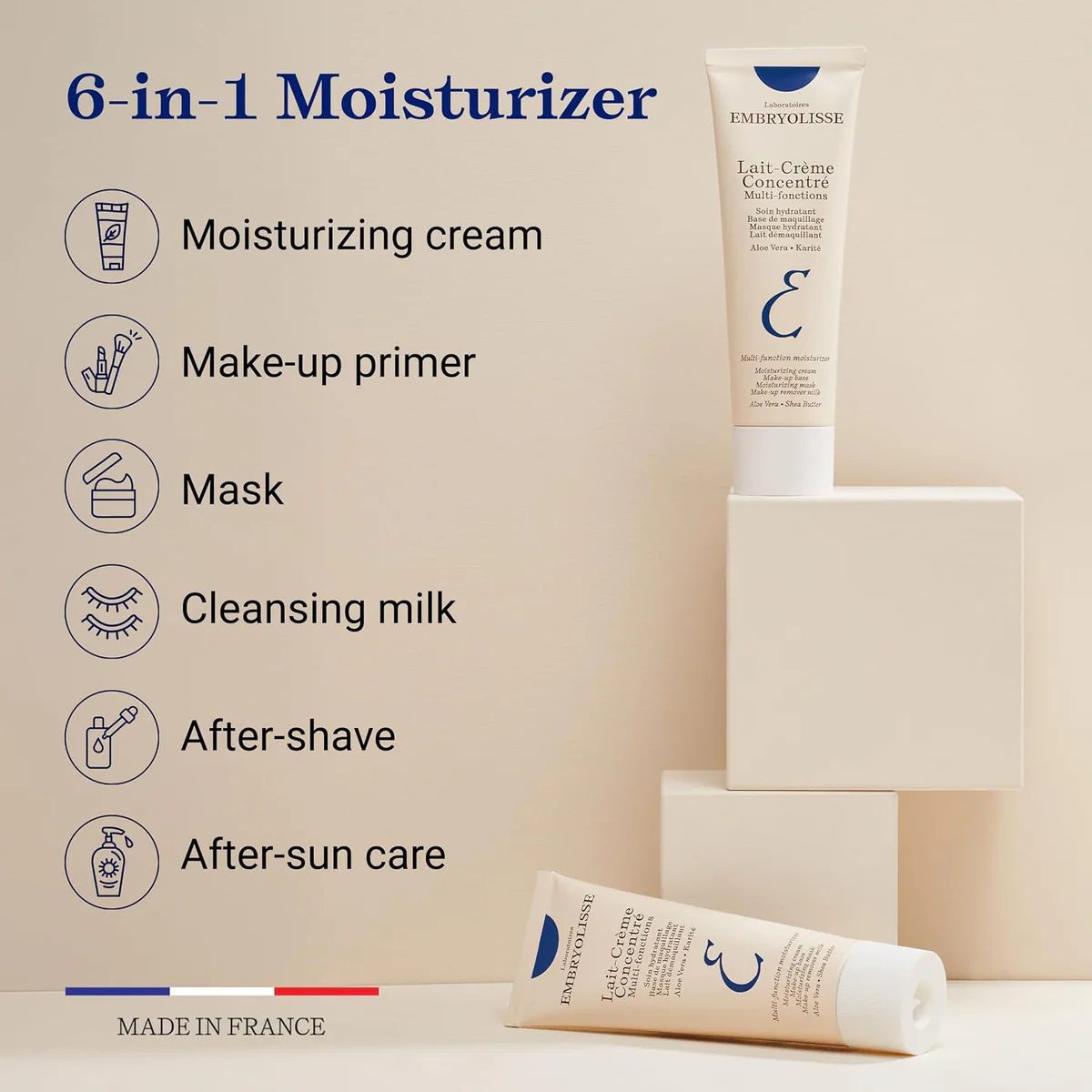 کرم چندمنظوره امبریولیس Embryolisse Lait-Crème Concentré حجم 75 میلی‌لیتر؛ نمای تکمیلی 8