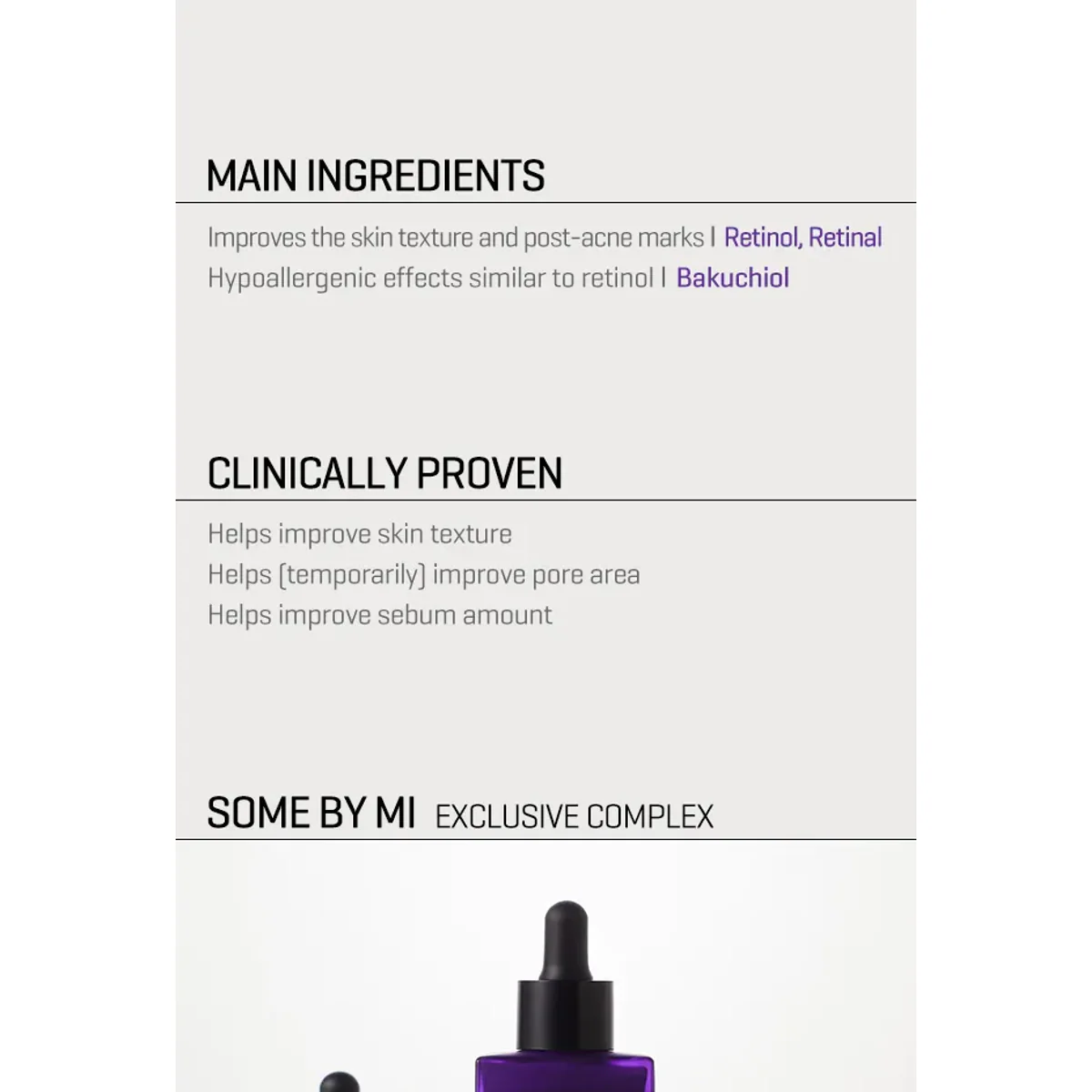 سرم رتینول سام‌بای‌می SOME BY MI Retinol Intense Reactivating Serum حجم 30 میلی‌لیتر؛ نمای تکمیلی 5