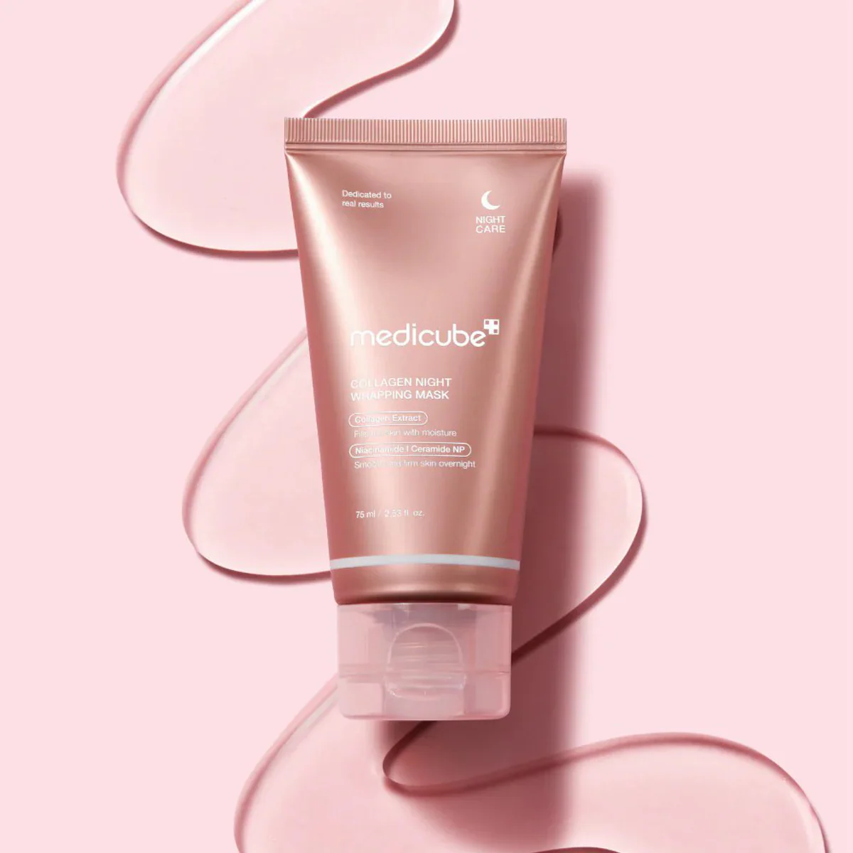 ماسک شب مدیکیوب Medicube Collagen Night Wrapping Mask حجم 75 میلی‌لیتر؛ نمای تکمیلی 3