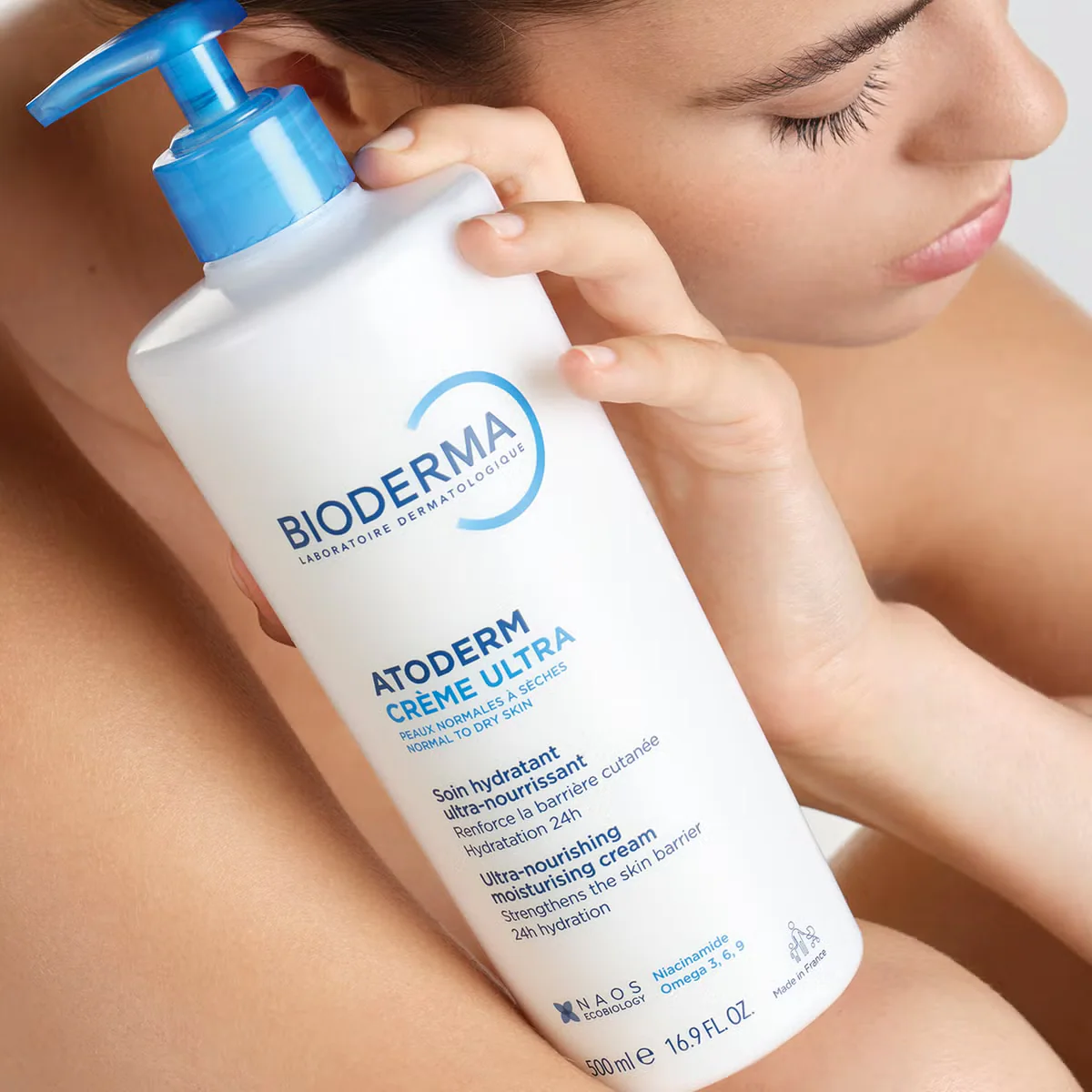 کرم مرطوب‌کننده بایودرما Bioderma Atoderm Crème Ultra حجم 500 میلی‌لیتر؛ نمای تکمیلی 3